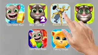 Tom Gold Run, My Tom 2, Ragdoll Break, My Tom,  Tom Time Rush, Talking Ginger.