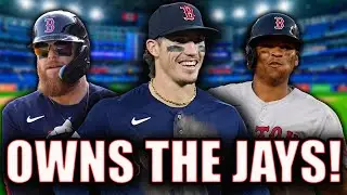 The Red Sox Offense OWNS The Blue Jays!!