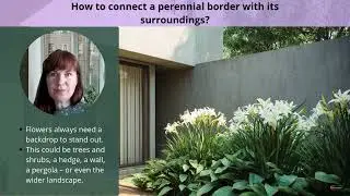 How to connect a perennial border with its surroundings