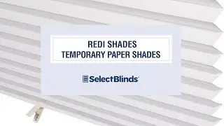 Redi Shades Temporary Paper Shades (6-Pack) from SelectBlinds.com