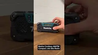 #makita Cordless AM/FM Compact Job Site Radio #makitatools