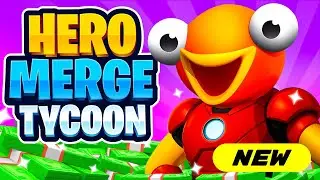 🦸 HERO MERGE TYCOON BY SIMLIFE ⭐ FORTNITE 🎟️ ELIMINATE ZOMBIES FOR TICKETS🔥 MAP CODE: 3497-3230-5192