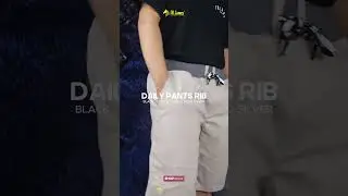 Try On Short Chino Daily Pants Rib Series from FR James 🔥 #youtubeshorts #shorts #fashion #style