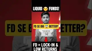 FD se Better Returns? 😱 Liquid Funds vs FD (2026 Comparison) | Short Term Mutual Fund for 2026