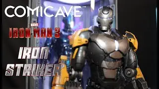 Comicave Studios Iron Man 3 Die-Cast Iron Man Mark XXV Striker Action Figure