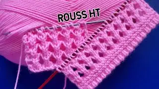 HERMOSO PATRÓN PARA TEJER CHOMPAS CHALECOS SUÉTER 🌸  / ROUSS HT  #knitting #tejedora #diy 
