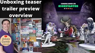 The Faceless: Amusement Park #unboxing  #teaser    #boardgame   #tabletop AmassGames  #horrorgaming
