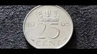 1958,1968,1980 25 CENTS NETHERLANDS RARE COINS. YOUR SUBSCRIPTION IS HIGHLY APPRECIATED.