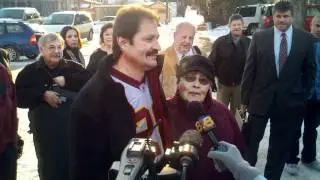 RAW VIDEO: Barry Beach walks out of jail for the first time in 29 years