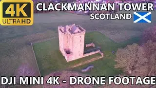 Clackmannan Tower, Scotland - DJI Mini 4K Drone Footage