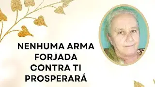 Aparecida Trindade está ao vivo! Toda ferramenta forjada contra ti não prosperará!