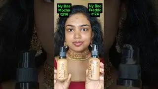 NY Bae Dewy Drops Foundation shades Freddo Vs Mocha