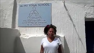 Oona's yoga, Aliki Yoga School, Paros, Greece.