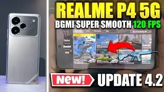REALME P4 BGMI 120 FPS TEST NEW UPDATE 4.2😱🔥 | REALME P4 PUBG 120 FPS TEST NEW UPDATE 4.2 