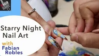 Starry Night Nail Art w/ Fabian Robles @thenailvato