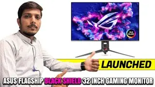 ASUS ROG Swift OLED PG32UCDM Gen 3 Monitor Launched With 4K 32-inch QD-OLED Black Shield Panel