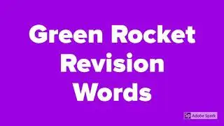 Green Rocket Revision Words