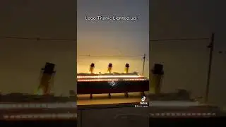 Lego Titanic Lighted up !