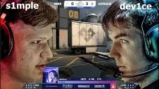 S1mple vs Dev1ce 👊 LIVE | Who's first?
