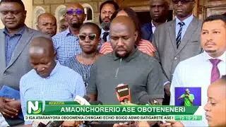 CS Transport Murkomen make changes in the KAA following last evening's standoff at JKIA