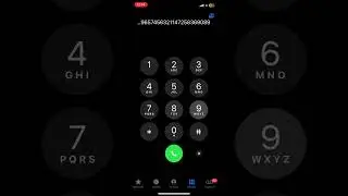 I phone keypad