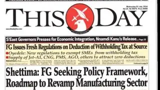 Shettima: FG Seeking Policy Framework, Roadmap to Revamp Manufacturing Sector