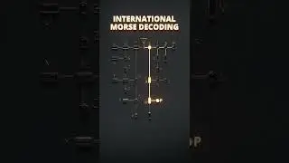 International Morse Code decoding (A-Z) #MorseCode