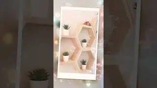 ROOM DECOR ESSENTIALS || WALL PLANT VASE HONEYCOMB