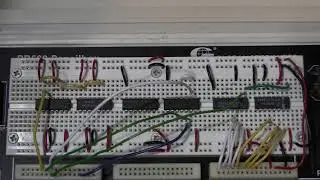 Bi-directional shift register (Digital Electronics 2 lab project)