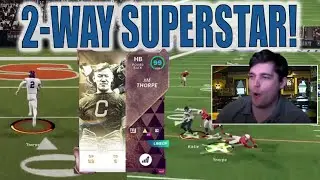 99 OVR JIM THORPE IS THE BEST RB IN MUT 21! AND ALSO A DOMINANT CB?