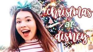 seeing disney world at christmas for the FIRST time *emotional*