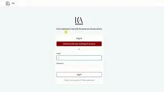 Log Into the ICA Members Portal