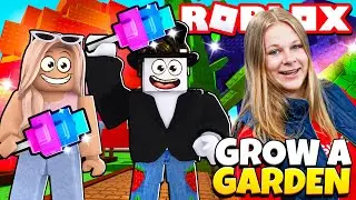 Помощник и мистер Инженер играют в Roblox Grow a Garden