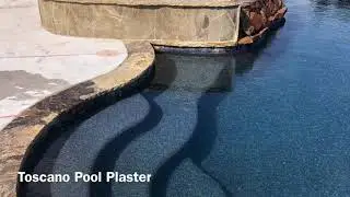 Toscano Pool Plaster - Stonescapes Pebble Midnight Blue