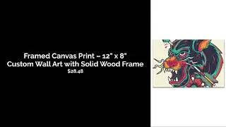 Framed Canvas Print Review | 12
