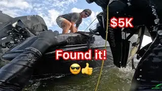 Ever lose your $4K-$5K trolling motor in the bay?! 😬 Alex Peric did & I was able to help recover it!