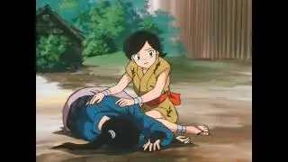 Inuyasha - Villager girl's stomach growl