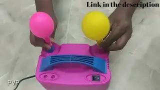 Electric Balloon Pump Unboxing/Easy way for Balloon decoration/How to use Ballon pump