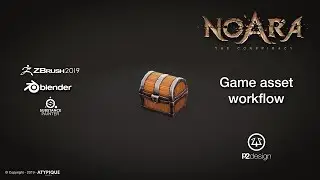 Simple 3D game asset creation workflow - stylised PBR