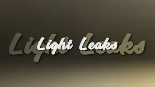 (FREE) Light Leaks Optical Flare Transition Overlay Pack