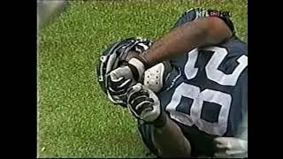 Darrell Jackson KO'd by Darren Woodson 2002 vs Dallas Cowboys