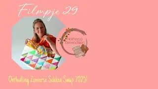 •NATHASJA'S HANDWERKGEKLETS•🧶 Filmpje 29, 21 september 2025, Onthulling Zomerse Sokken Swap 2025!