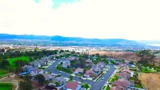 Drone video at Corona California