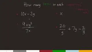 Silent Algebra - How to Count Terms in an Expression - Example 1