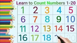 Becho ki counting 20 tak english hindi me, Learn to write counting, 123 kids, one two three, ek do