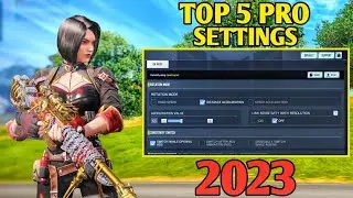 Top 5 Pro Settings In Call of Duty Mobile BR | BR Setting Cod Mobile 2023