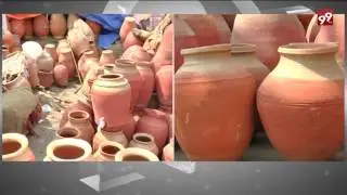 Pot of Clay Used For Cool Water in Summer By Poor People of India