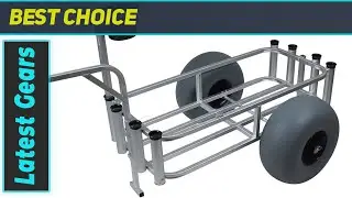 Fish N Mate Large Grey Poly Wheel Cart: ULTIMATE Utility Wagon?