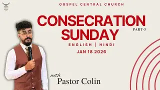 🔴 SUNDAY SERVICE LIVE |ENGLISH & HINDI |  JAN 18 2026