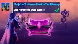 Open a Chest in The Sideways Quest in Fortnite 🧰🪙